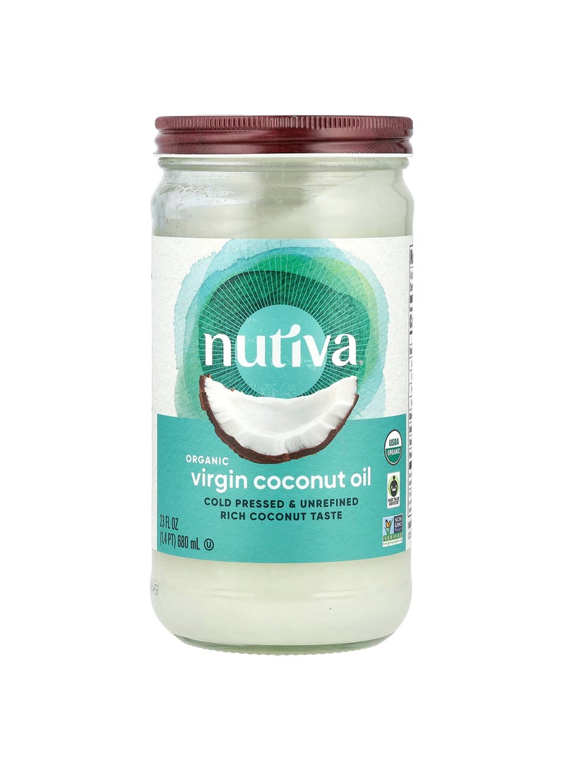 Organic Virgin Coconut Oil, 23 fl oz (680 ml)